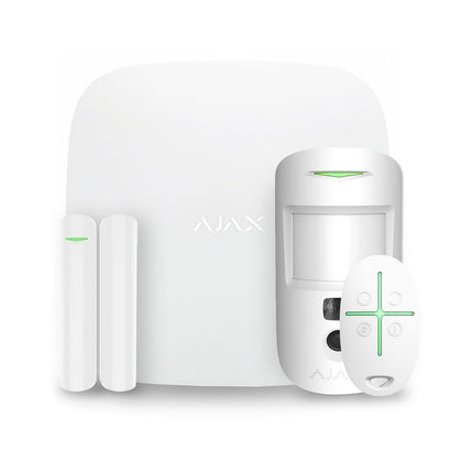 Ajax - Alarme maison sans fil Hub 2 - Kit 1 blanc